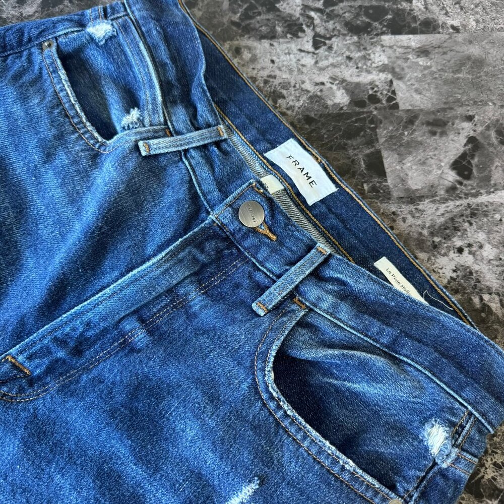 FRAME Denim Women's Straight Leg Jeans - Blue